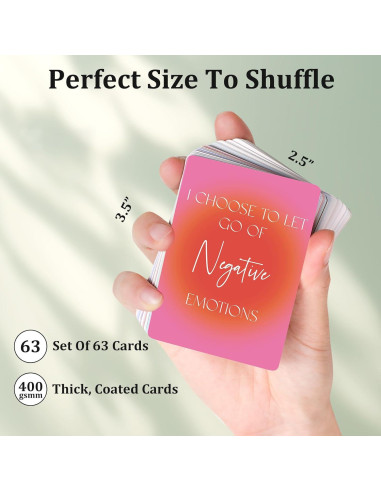 Tarjetas de Afirmación Positiva Familavida - 63 Unidades