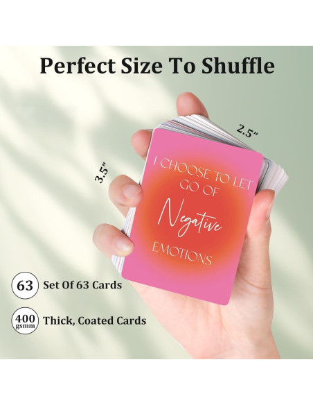 Tarjetas de Afirmación Positiva Familavida - 63 Unidades