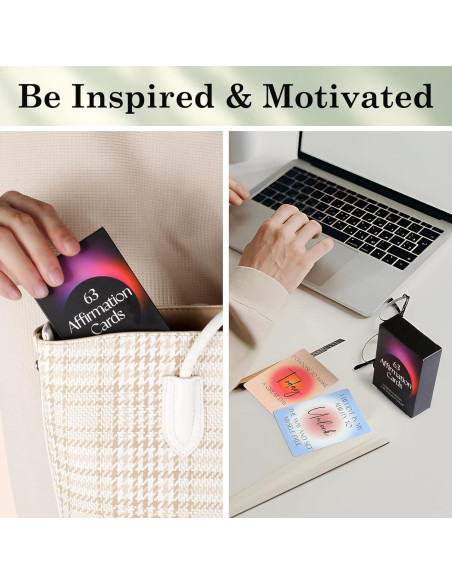 Tarjetas de Afirmación Positiva Familavida - 63 Unidades