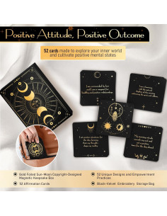 Tarjetas de Afirmaciones Positivas Hihealer - 52 Tarjetas Motivacionales 2