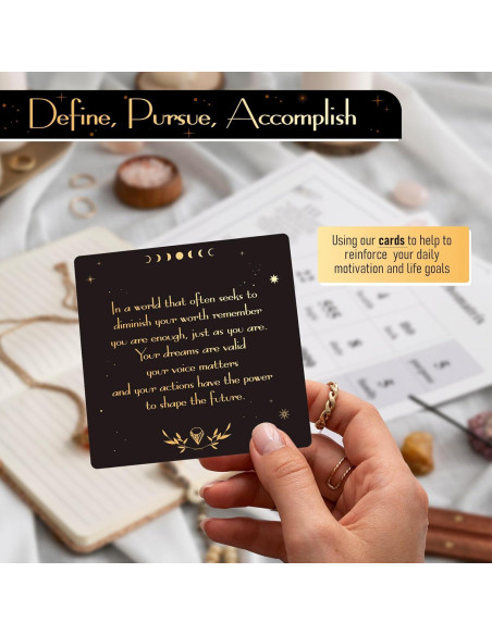 Tarjetas de Afirmaciones Positivas Hihealer - 52 Tarjetas Motivacionales Tarjetas de Afirmaciones Positivas Hihealer - 52 Tarjetas Motivacionales