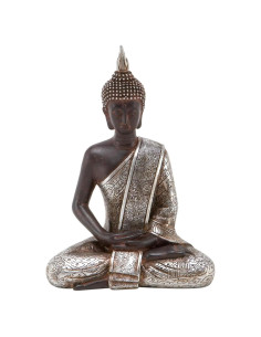 Escultura Decorativa Buda Meditador Deco 79 20.32 cm Negro