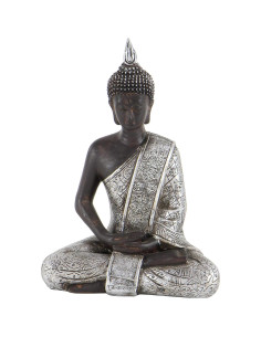 Escultura Decorativa Buda Meditador Deco 79 20.32 cm Negro 2