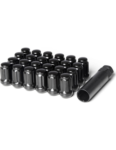 Tuercas Spline Tuner Circuit Performance 12x1.25 Negras 24pc Tuercas Spline Tuner Circuit Performance 12x1.25 Negras 24pc