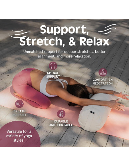 Cojín de Meditación Retrospec Sequoia - Algodón 100% Lavable