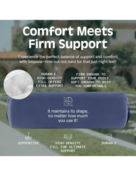 Cojín de Meditación Retrospec Sequoia - Algodón 100% Lavable