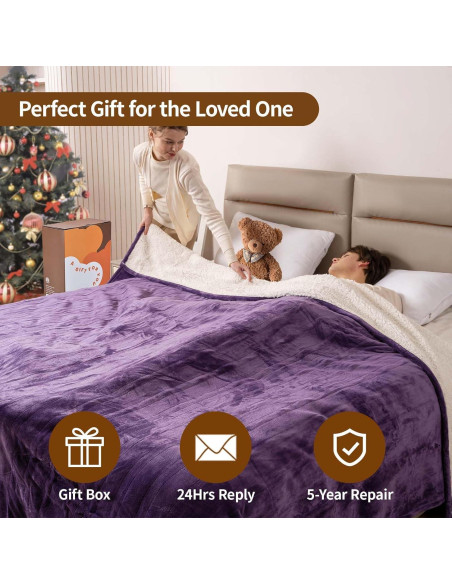 Manta Eléctrica Bearhug Individual 160 x 213 cm, 10 Niveles