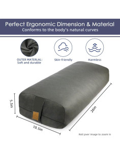 Cojín de Yoga Rectangular FelizMax 66x26.7cm Algodón 2