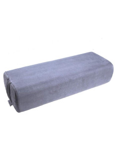 Almohada Bolster de Yoga NGT 65x25cm Espuma Lavable Gris