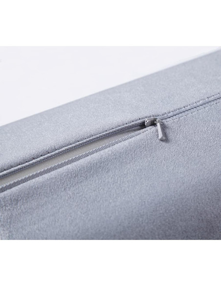 Almohada Bolster de Yoga NGT 65x25cm Espuma Lavable Gris