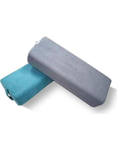 Almohada Bolster de Yoga NGT 65x25cm Espuma Lavable Gris