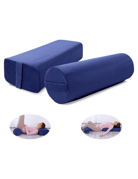 Cojines de Yoga MABOZOO - Terciopelo y Espuma Alta Densidad