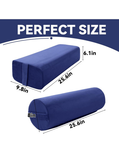 Cojines de Yoga MABOZOO - Terciopelo y Espuma Alta Densidad