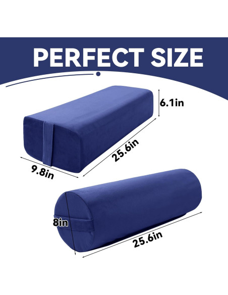 Cojines de Yoga MABOZOO - Terciopelo y Espuma Alta Densidad