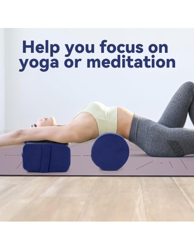 Cojines de Yoga MABOZOO - Terciopelo y Espuma Alta Densidad