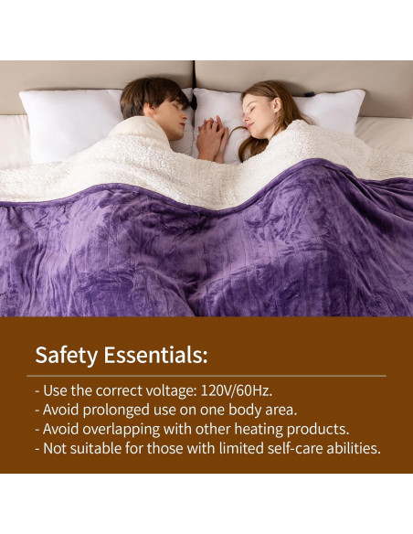 Manta Eléctrica Bearhug Individual 160 x 213 cm, 10 Niveles