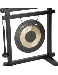 Gong de Escritorio Woodstock Chimes 30.48 cm Bronce Martillado 2