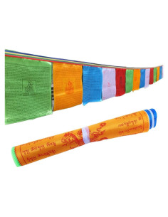 Banderas de Oración Budistas Tibetanas 30pcs 27x23cm Decorativas