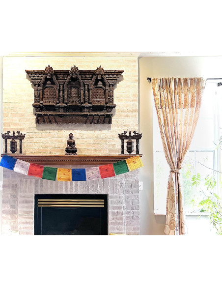 Banderas de Oración Tibetanas Healing Lama - 50 Banderas 16.5cm