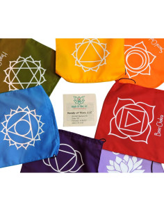 Banderas de Oración de Siete Chakras 22x30 cm - Bali 2