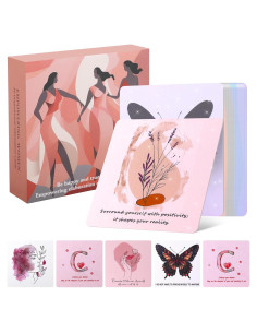 Tarjetas de Afirmaciones Positivas Havaro - 50 Citas Motivacionales