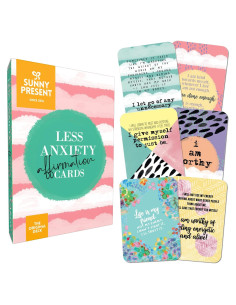 Tarjetas de Afirmación Menos Ansiedad - 45 Tarjetas Ilustradas