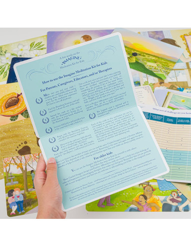 Kit de Meditación Imagine para Niños - Mindfulness 24 Tarjetas