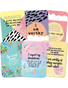 Tarjetas de Afirmación Menos Ansiedad - 45 Tarjetas Ilustradas 2