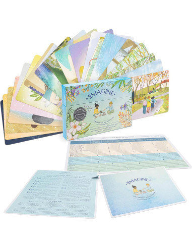 Kit de Meditación Imagine para Niños - Mindfulness 24 Tarjetas