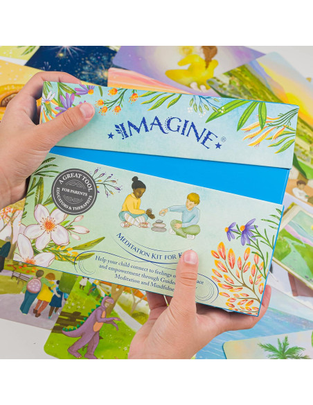 Kit de Meditación Imagine para Niños - Mindfulness 24 Tarjetas