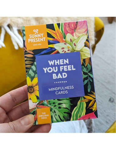 Tarjetas de Mindfulness Regalo Soleado - 44 Afirmaciones Positivas