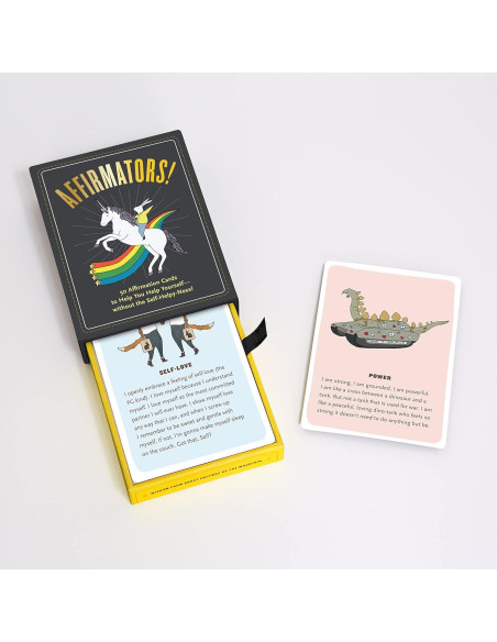Affirmators! 50 Affirmation Cards Deck to Help You Help Yourself - Without the Self-Helpy-Ness!