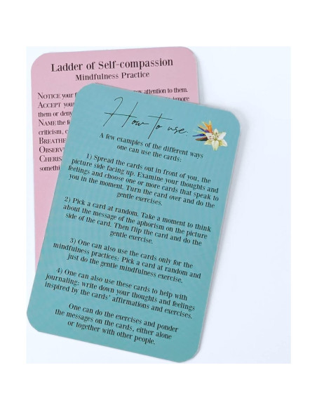 Tarjetas de Mindfulness Regalo Soleado - 44 Afirmaciones Positivas Tarjetas de Mindfulness Regalo Soleado - 44 Afirmaciones Positivas