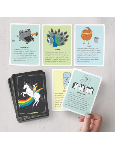 Affirmators! 50 Affirmation Cards Deck to Help You Help Yourself - Without the Self-Helpy-Ness!