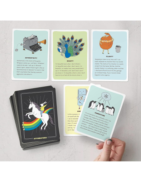 Affirmators! 50 Affirmation Cards Deck to Help You Help Yourself - Without the Self-Helpy-Ness!