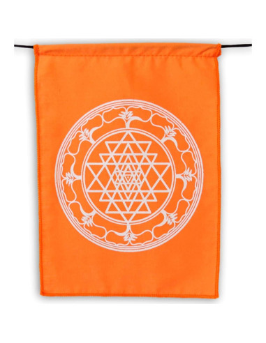 Banderas de Oración Arcoíris Geometría Sagrada 23x30 cm