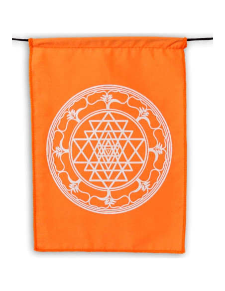 Banderas de Oración Arcoíris Geometría Sagrada 23x30 cm