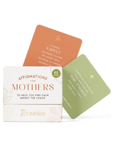Tarjetas de Afirmaciones Positivas 7th Compass para Mamás