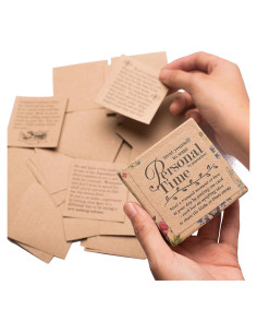 Baraja de Tarjetas Inspiracionales Navy Peony - 47 Afirmaciones Positivas