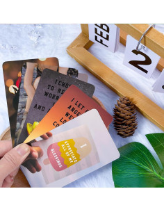 Cartas Oráculo de Amor Propio ZHQGYN - Afirmaciones Diarias 2