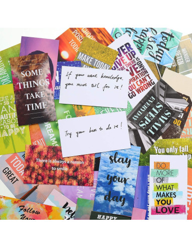 120 Tarjetas Motivacionales Outus - Agradecimiento y Afirmaciones