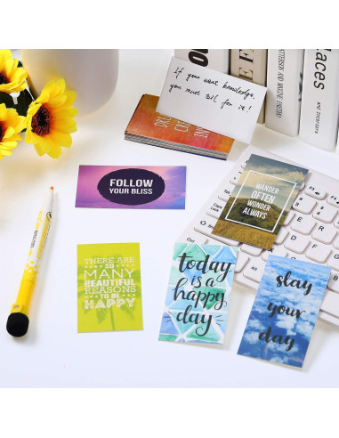 120 Tarjetas Motivacionales Outus - Agradecimiento y Afirmaciones