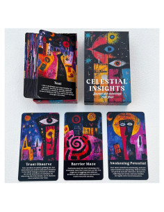 Tarjetas Oráculo Sabiduría Interior Jzy-soul 56 Piezas 12x7 cm