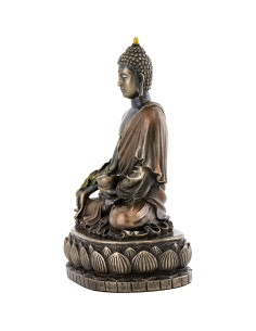 Estatua Buda Medicina Top Collection - Escultura Bronce 15 cm 2