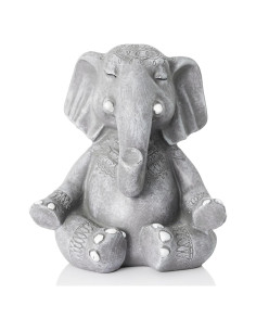 Estatua de Elefante Zen AMOIENSIS 13.97 cm Decoración Meditación
