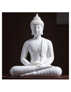 Estatua de Buda Shakyamuni 21.8 cm Cerámica ARBTOTCE Decoración