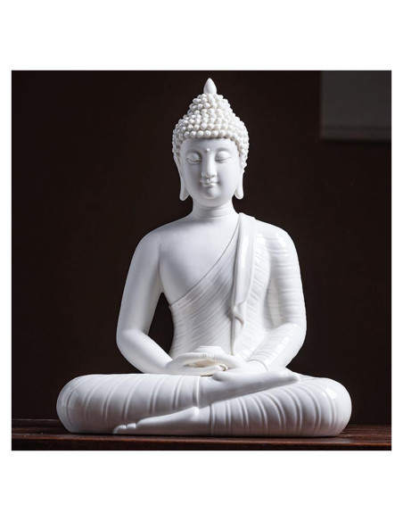 Estatua de Buda Shakyamuni 21.8 cm Cerámica ARBTOTCE Decoración