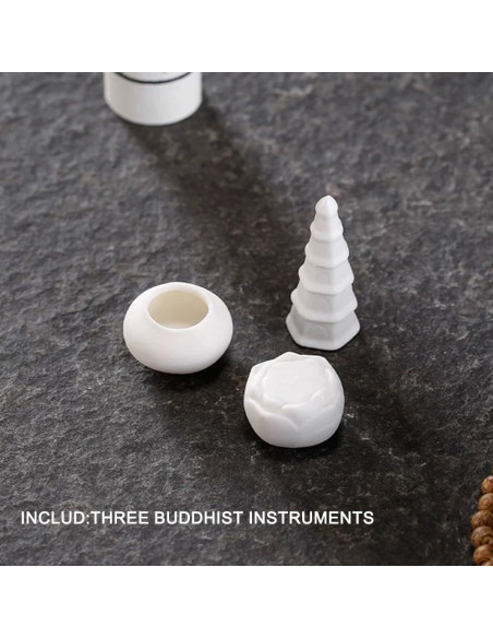 Estatua de Buda Shakyamuni 21.8 cm Cerámica ARBTOTCE Decoración