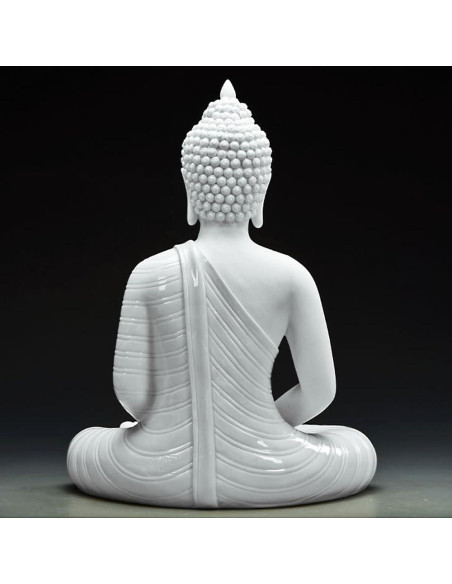 Estatua de Buda Shakyamuni 21.8 cm Cerámica ARBTOTCE Decoración