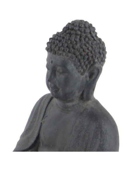 Escultura Decorativa Buda Cerámico Gris 30.48 cm CosmoLiving